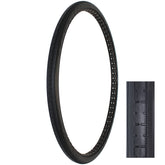 Close up view of the 24 x 1 3/8 in. (37-540) Primo Express (Xpress) Urethane Wheelchair Tire showing tread